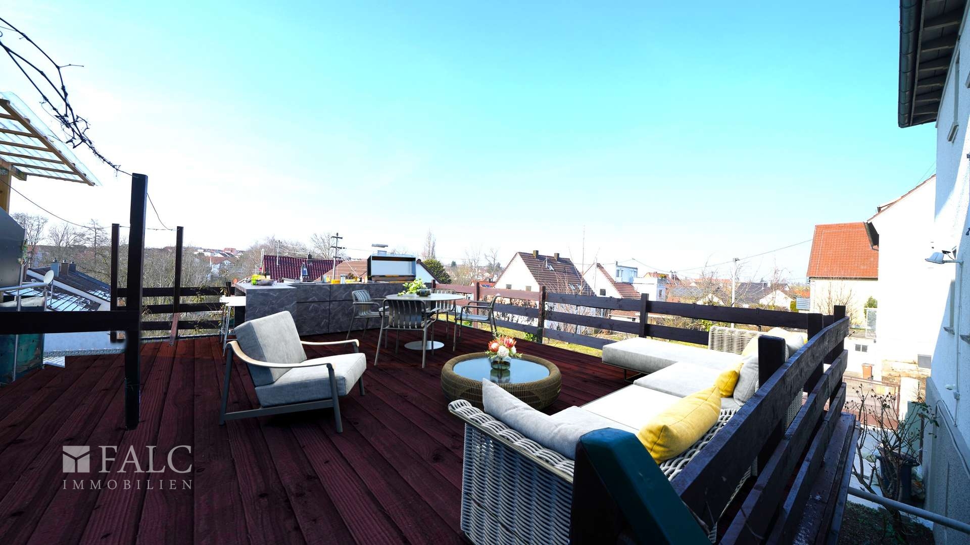 Terrasse zum entspannen Vis.